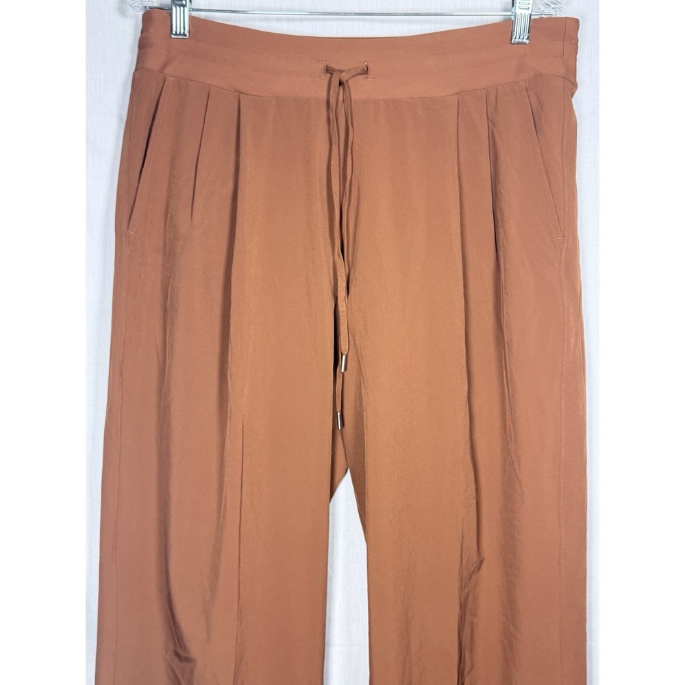 CALIA TrueLight Wide Leg Pants L Brown Rocky Mountain Mid Rise Travel - Picture 2 of 10
